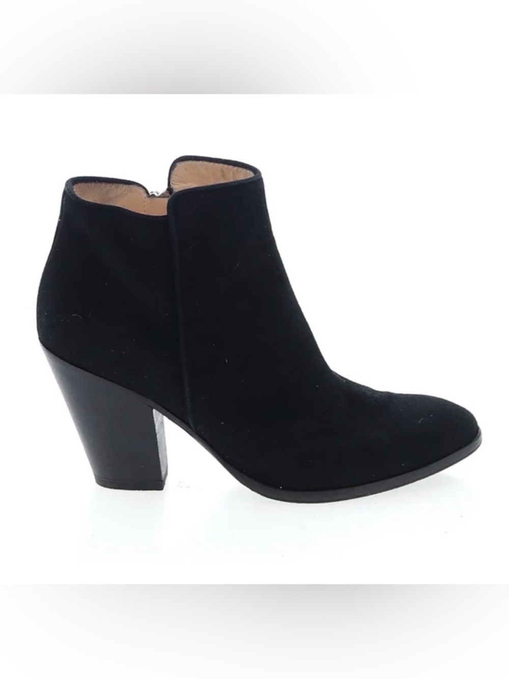 Barneys New York Women’s Black Suede Ankle Boots – Made in Italy – Size 39.5